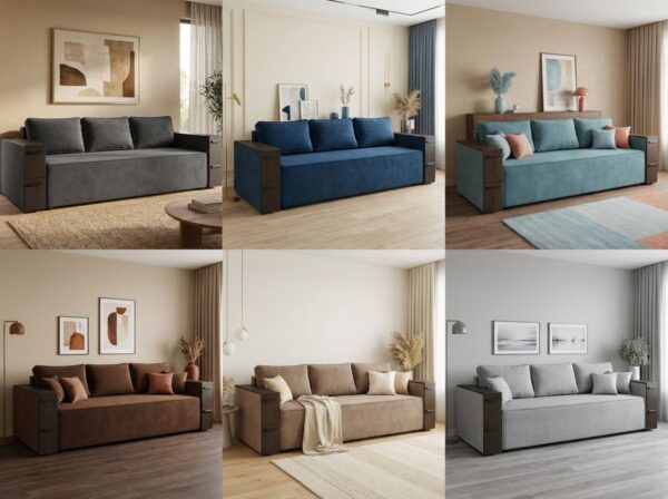 Canapea "LOFT-Premium" (Euro-book (Bar)) - imagine 3