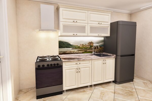 1-2.jpg Bucătărie modulară „Mini Modern” 1,2m cu fațadă MDF pelicula - imagine 3