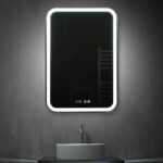 Oglinzi LED gata făcute, cu ceas și încălzire. - imagine 2