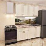 Кухня "Мини" 1,2м с фасадами из МДФ(плёнка)