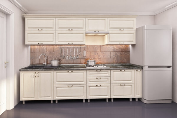 2-4.jpg Кухня "Квадро" 3.0м с фасадами из панелей МДФ (плёнка) — изображение 1