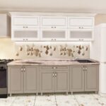 Bucătărie modulară „Modern” 2.4m cu fațadă MDF pelicula