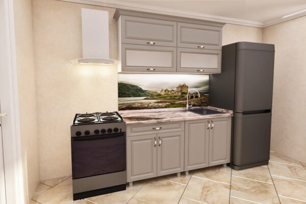 3-2.jpg Bucătărie modulară „Mini Modern” 1,2m cu fațadă MDF pelicula - imagine 5