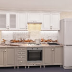 Кухня "Юлия" 2,6м с фасадами из глянцевых панелей МДФ(плёнка)