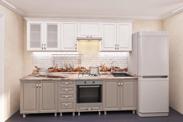 Bucătărie modulară „Iulia” 2.6m cu fațadă MDF (pelicula) - imagine 1