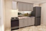 Bucătărie modulară „Mini” 1,6m cu fațadă MDF pelicula - imagine 3