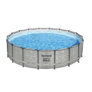 Бассейн STEEL PRO MAX 457x122cm, 16015Л, металлический каркас (Артикул: 56438BW)