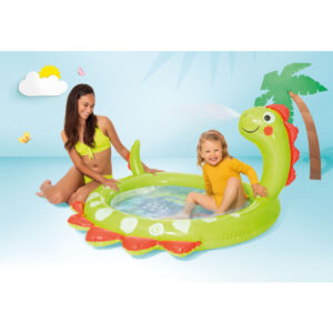 Детский надувной бассейн “Дино” 119 х 109 х 66 см, 2+ (Артикул Intex 58437)