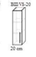 Dulap de bucătărie superior VS-20 /ВШ-20