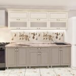 Кухня "Модерн" 2.0м с фасадами из МДФ(плёнка) с стеклом