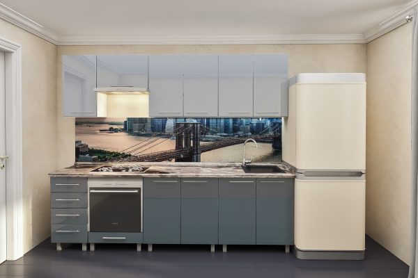 Кухня "Юлия" 2,6м с фасадами из глянцевых панелей МДФ (High Gloss) — изображение 7