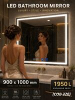 Oglinzi LED cu ceas și încălzire !  (СОВ 320)       ( Dreptunghiular) - imagine 3