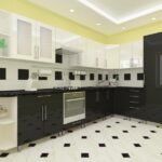 Угловая кухня 3,4х1,7м с фасадами из глянцевых панелей МДФ (High Gloss)