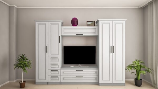 Стенка Алла-Мини ФY(2я) (ТВ-1.2м) (2.8 м) (фрезер). — изображение 2