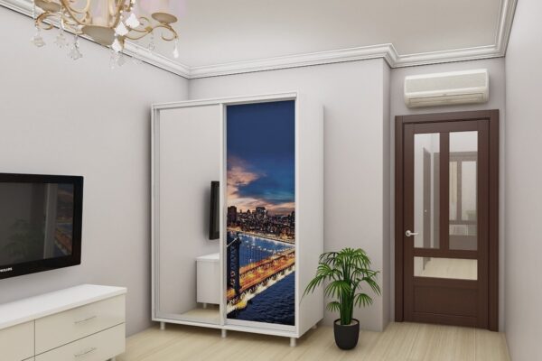 Dulap glisant D-100 (1.0m) Imprimare foto 1/2 (usa) - imagine 12