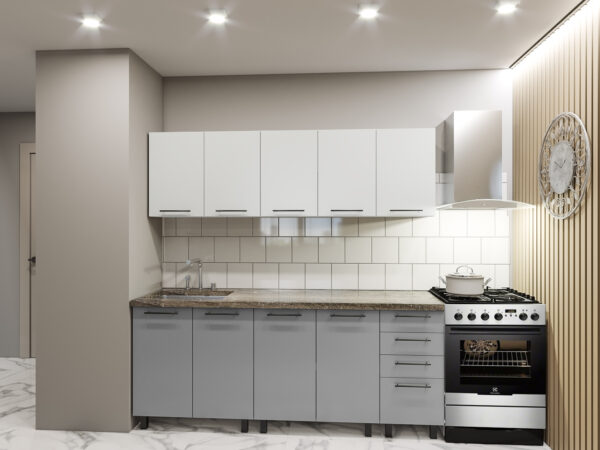 Кухня " Бафи "2.0 м с фасадами ЛДСП. Серия"Y". — изображение 2