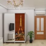 Шкаф купе ДХ-120 (1,2м) Фотопечать 1/2(дв)