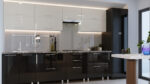 Bucătărie modulară "Quadro" 3.0m cu fațadă MDF (High Gloss) - imagine 10
