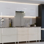 Bucătărie modulară "Quadro" 3.0m cu fațadă MDF (High Gloss)