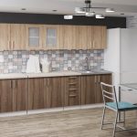 Bucătărie „BAFI” 2,6m cu fațadă PAL 16mm