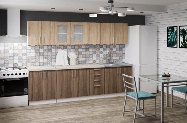 Bucătărie „BAFI” 2,6m cu fațadă PAL 16mm - imagine 1