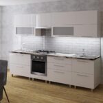 Кухня Garis+Avent(blum) 2,8м глянец МДФ (High Gloss)