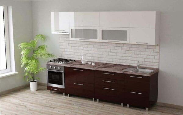 bordo-bezh-29m-xl.jpg Bucătărie modulară Blum 2.9m cu fațadă MDF (High Gloss) - imagine 7