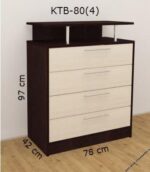 Комод-тумба KTB-80(4ящ) — изображение 3