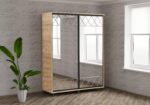 Dulap glisant DZ-160 (1.6 m) Gravura