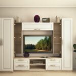 Стенка Елена Мини-Ф (3м+стекло) (ТВ-1,2 м) (фрезер.)