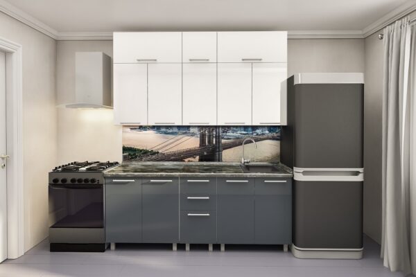 Bucătărie modulară „Elena-Maxi” 2m cu fațadă MDF (High Gloss) - imagine 1