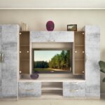 Perete Elena X(TV-1,2) 3.0m "Beton"