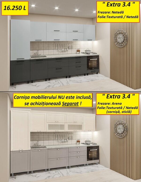 Кухня «Экстра» 3,4м с фасадами из МДФ-2 (плёнка) — изображение 4