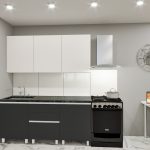 Кухня " GOLA - 0 " 1.8м с фасадами из матовых панелей AGT (Trendy Panel).