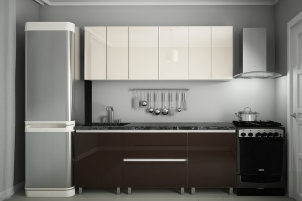 Кухня "Гола-1" 2.0м с фасадами из глянцевых панелей МДФ (High Gloss) — изображение 7