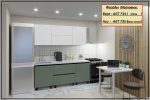 Кухня " GOLA - 1 " 2.0м с фасадами из матовых панелей AGT (Trendy Panel). — изображение 4