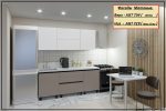 Кухня " GOLA - 1 " 2.0м с фасадами из матовых панелей AGT (Trendy Panel). — изображение 3