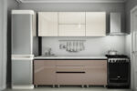Кухня "Гола-1" 2.0м с фасадами из глянцевых панелей МДФ (High Gloss)