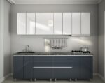 Bucătărie modulară "Gola-2" 2.4m cu fațadă MDF luciu (High Gloss) - imagine 5