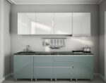 Bucătărie modulară "Gola-2" 2.4m cu fațadă MDF luciu (High Gloss) - imagine 4