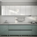 Кухня "Гола-4" 2.8м с фасадами из глянцевых панелей МДФ (High Gloss)