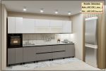 Кухня "GOLA - 5" 3.4м с фасадами из матовых панелей AGT (Trendy Panel). — изображение 2