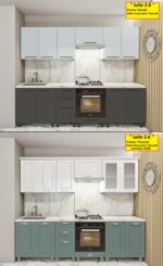Кухня "Юлия" 2,6м с фасадами из панелей МДФ-2(плёнка) — изображение 4