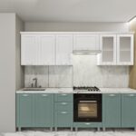 Кухня "Юлия" 2,6м с фасадами из панелей МДФ-2(плёнка)