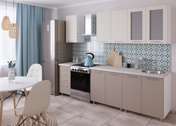 Кухня "Елена" 2.0м с фасадами из глянцевых панелей МДФ (High Gloss) — изображение 12