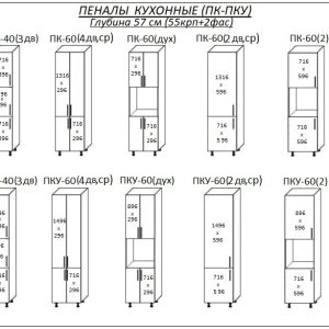 Верхние кухонные шкафы