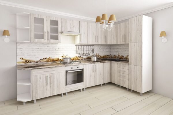 Кухня угловая Элит(3,4х1,7м) с фасадами из ЛДСП 18мм — изображение 3