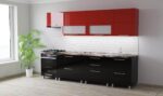 Bucătărie modulară Blum 2.9m cu fațadă MDF (High Gloss) - imagine 9