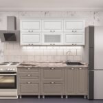 Bucatarie "REDUCERE - 1.8m" cu fatade MDF (frezata sub pelicula)