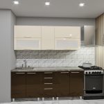 Bucătărie modulară "Elena" Orizontal 2.0m cu fațadă MDF (High Gloss)